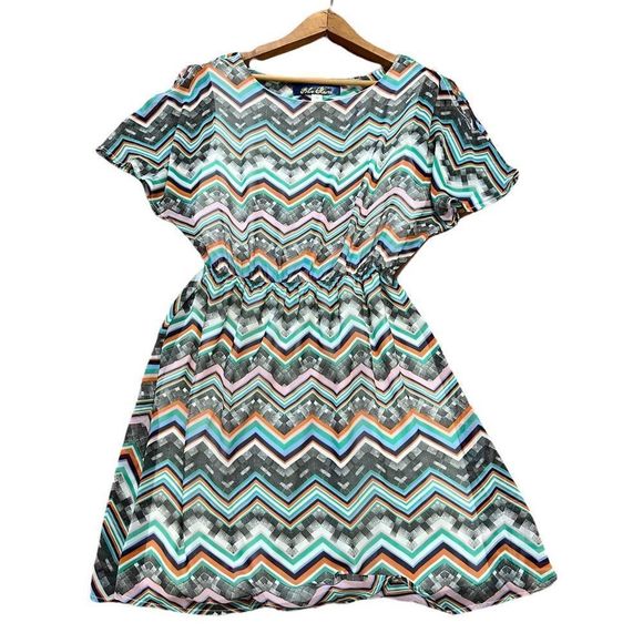 Blue Rain Dress - Picture 3 of 10